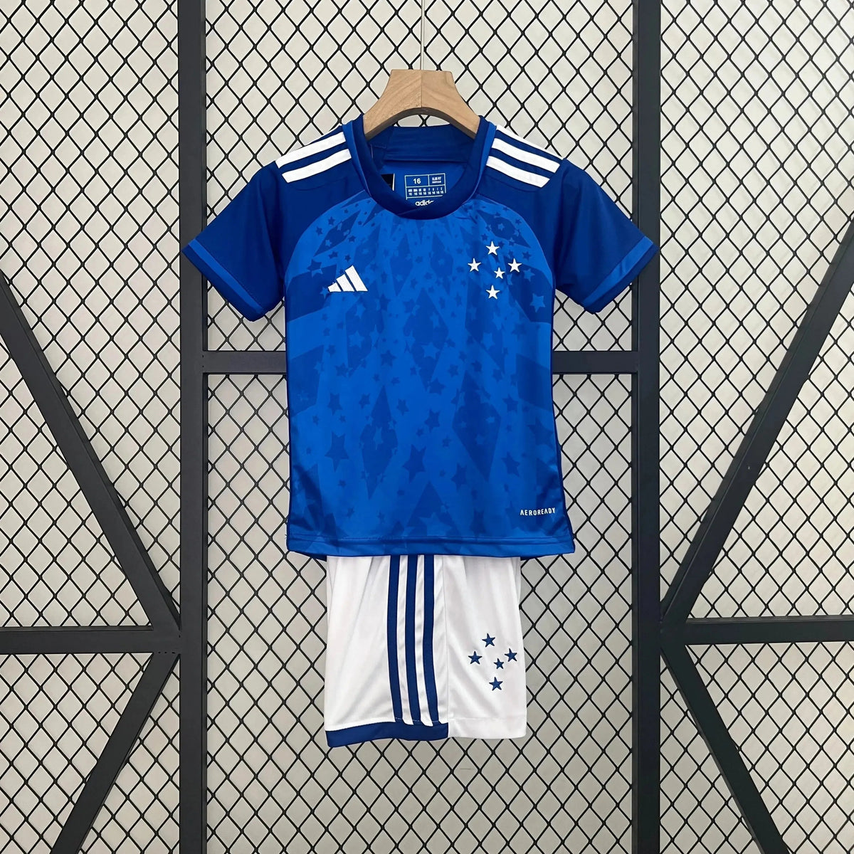 "Camisa Cruzeiro Home 24/25 - Torcedor Infantil Azul - Netmantos"