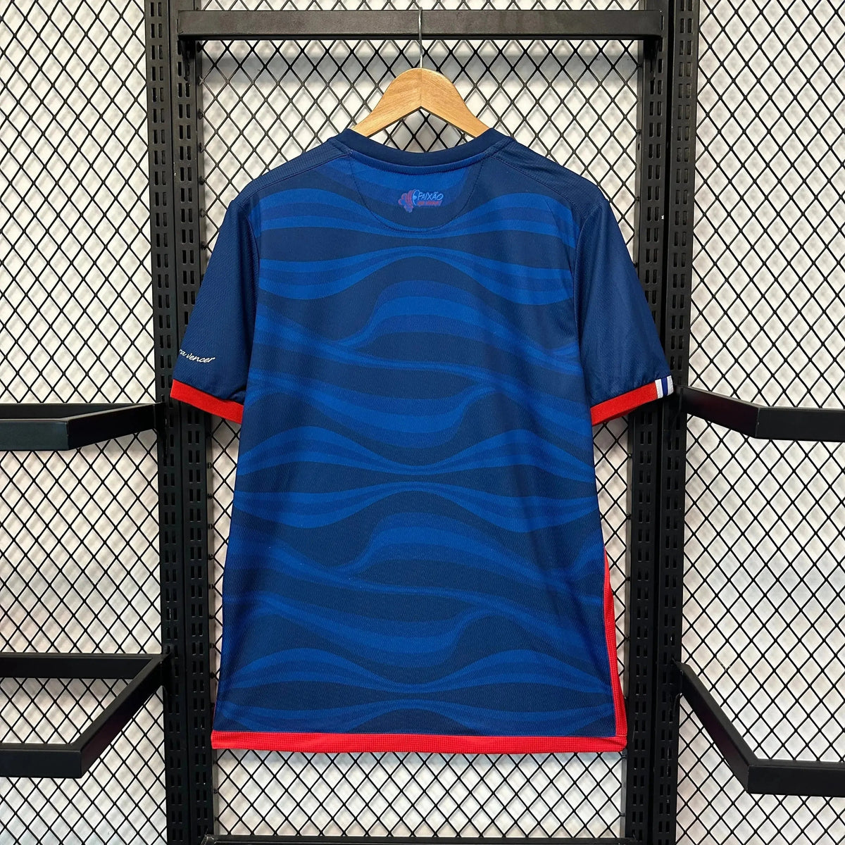 "Camisa Bahia Away 2 24/25 - Torcedor Masculina Azul + Patrocínios - Netmantos"