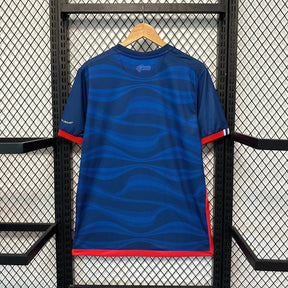 "Camisa Bahia Away 2 24/25 - Torcedor Masculina Azul + Patrocínios - Netmantos"