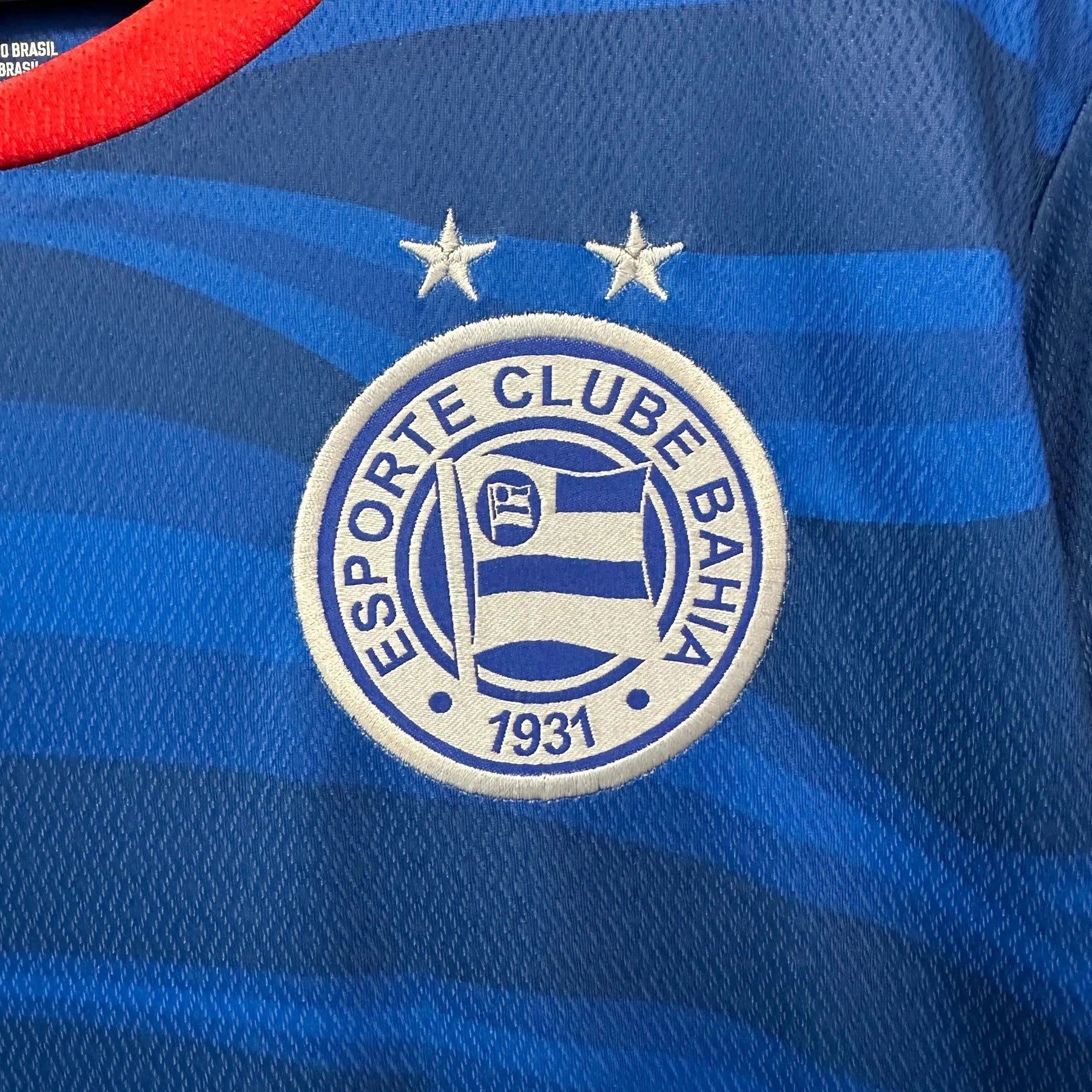 "Camisa Bahia Away 2 24/25 - Torcedor Masculina Azul + Patrocínios - Netmantos"