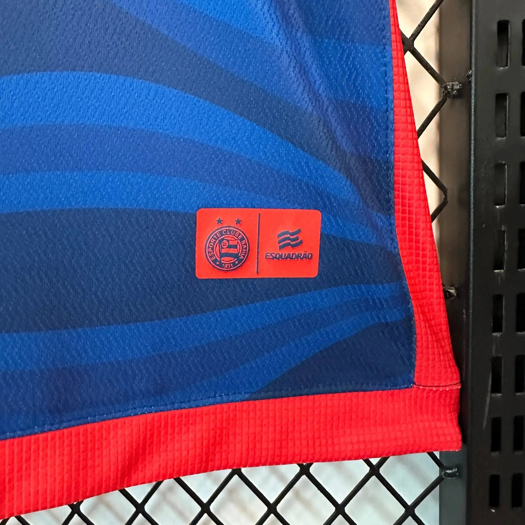 "Camisa Bahia Away 2 24/25 - Torcedor Masculina Azul + Patrocínios - Netmantos"