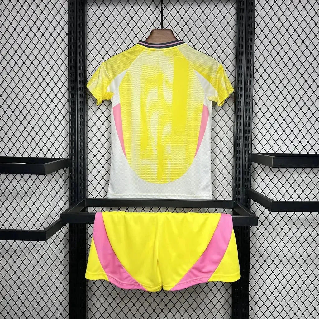 "Camisa Juventus Away 24/25 - Torcedor Infantil Amarela - Netmantos"