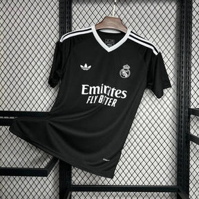 "Camisa Real Madrid Treino 24/25 - Torcedor Masculina Preta - Netmantos"