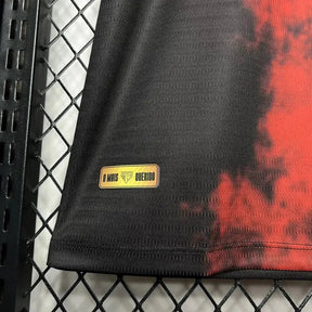 "Camisa São Paulo Third 24/25 - Torcedor Masculina Preta e Vermelha - Netmantos"