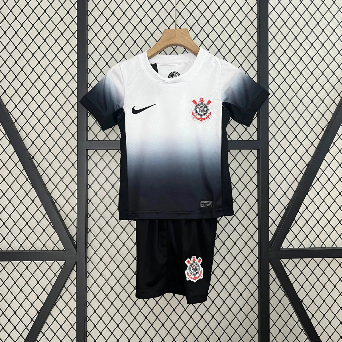 "Camisa Timão Home 24/25 - Torcedor Infantil Branca - Netmantos"