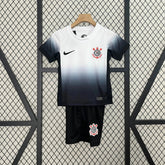 "Camisa Timão Home 24/25 - Torcedor Infantil Branca - Netmantos"