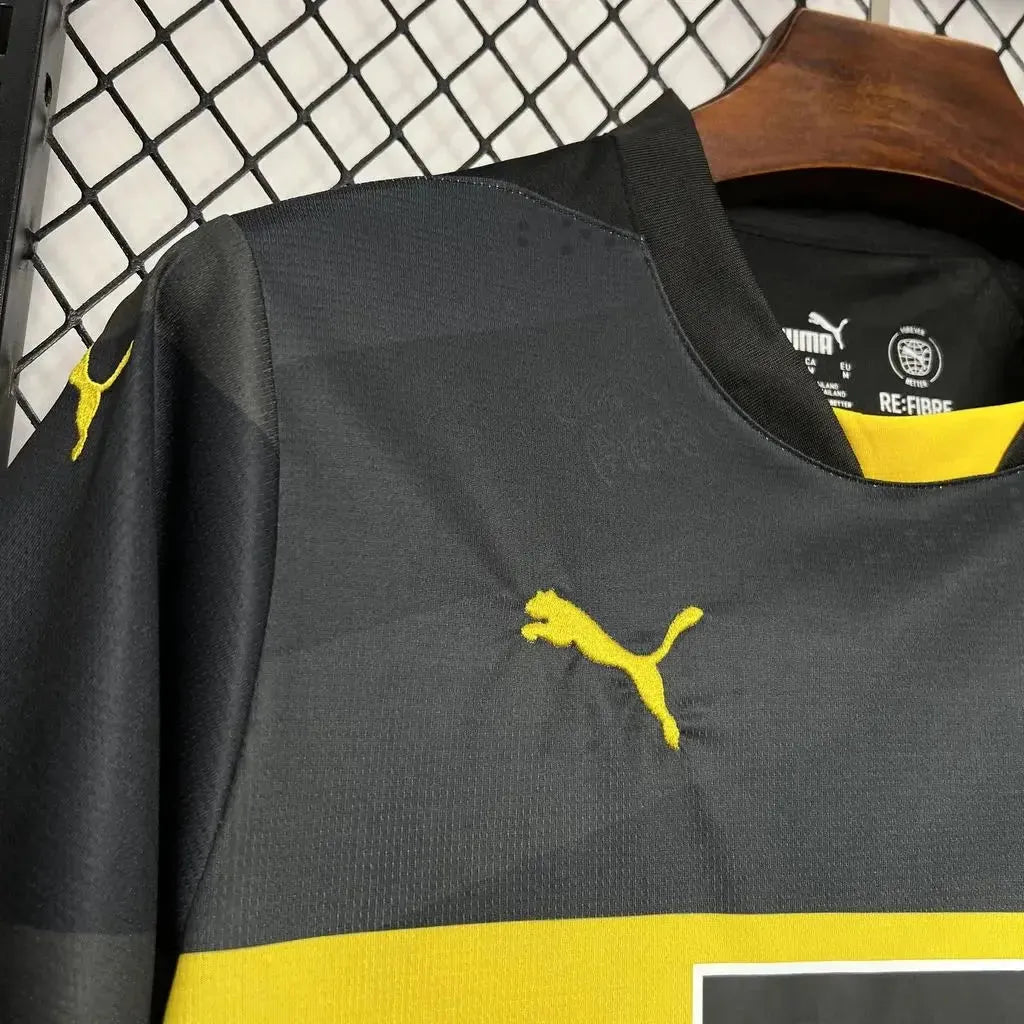 "Camisa Borussia Dortmund Away 24/25 - Torcedor Masculina Preta - Netmantos"