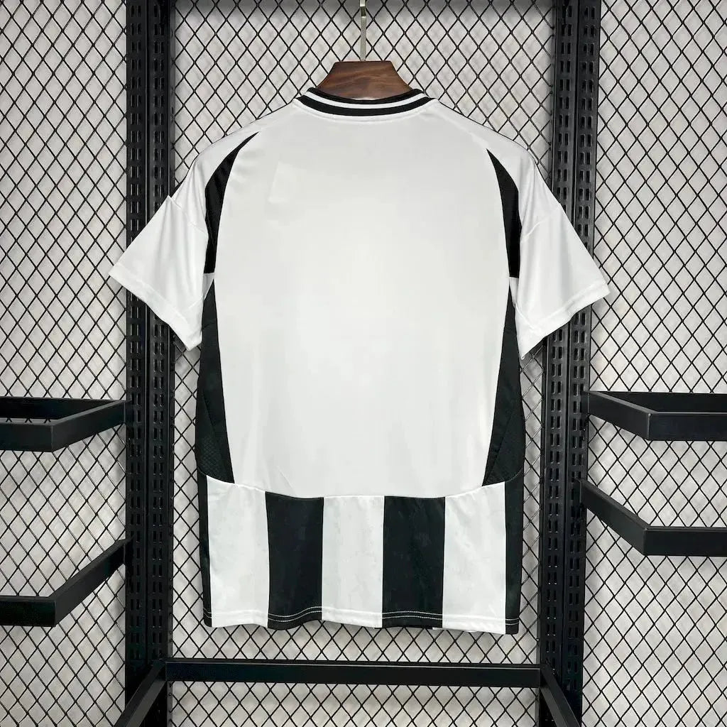 "Camisa Juventus Home 24/25 - Torcedor Masculina Preta e Branca - Netmantos"