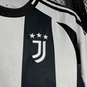 "Camisa Juventus Home 24/25 - Torcedor Masculina Preta e Branca - Netmantos"