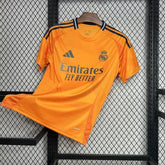 "Camisa Real Madrid Away 24/25 - Torcedor Masculina Laranja - Netmantos"