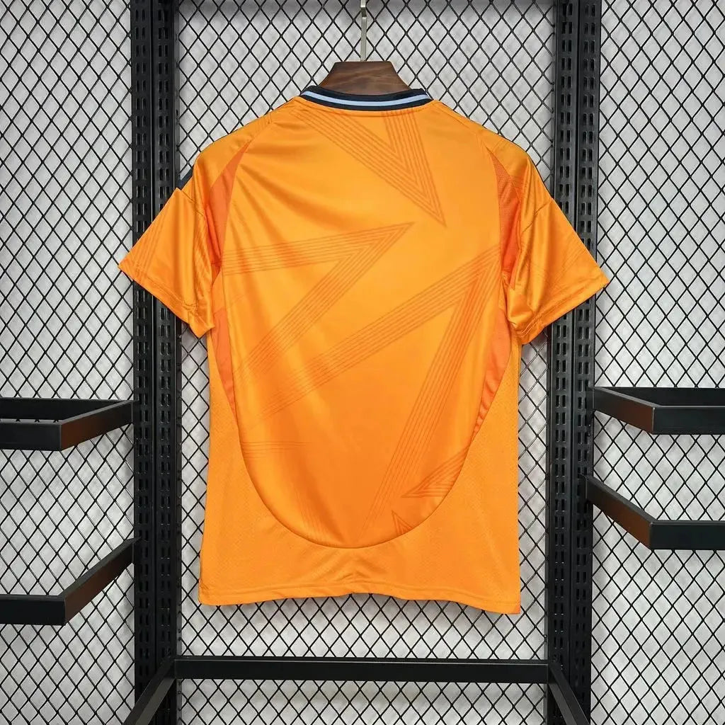 "Camisa Real Madrid Away 24/25 - Torcedor Masculina Laranja - Netmantos"