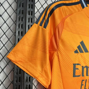 "Camisa Real Madrid Away 24/25 - Torcedor Masculina Laranja - Netmantos"