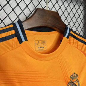 "Camisa Real Madrid Away 24/25 - Torcedor Masculina Laranja - Netmantos"