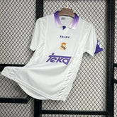 "Camisa Real Madrid Retrô Home 1997/98 - Torcedor Masculina Branca - Netmantos"