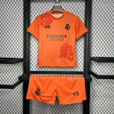 "Camisa Real Madrid Fourth Y3 24/25 - Torcedor Infantil Laranja - Netmantos"