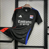"Camisa Lyon Away 24/25 - Torcedor Masculina Preta - Netmantos"