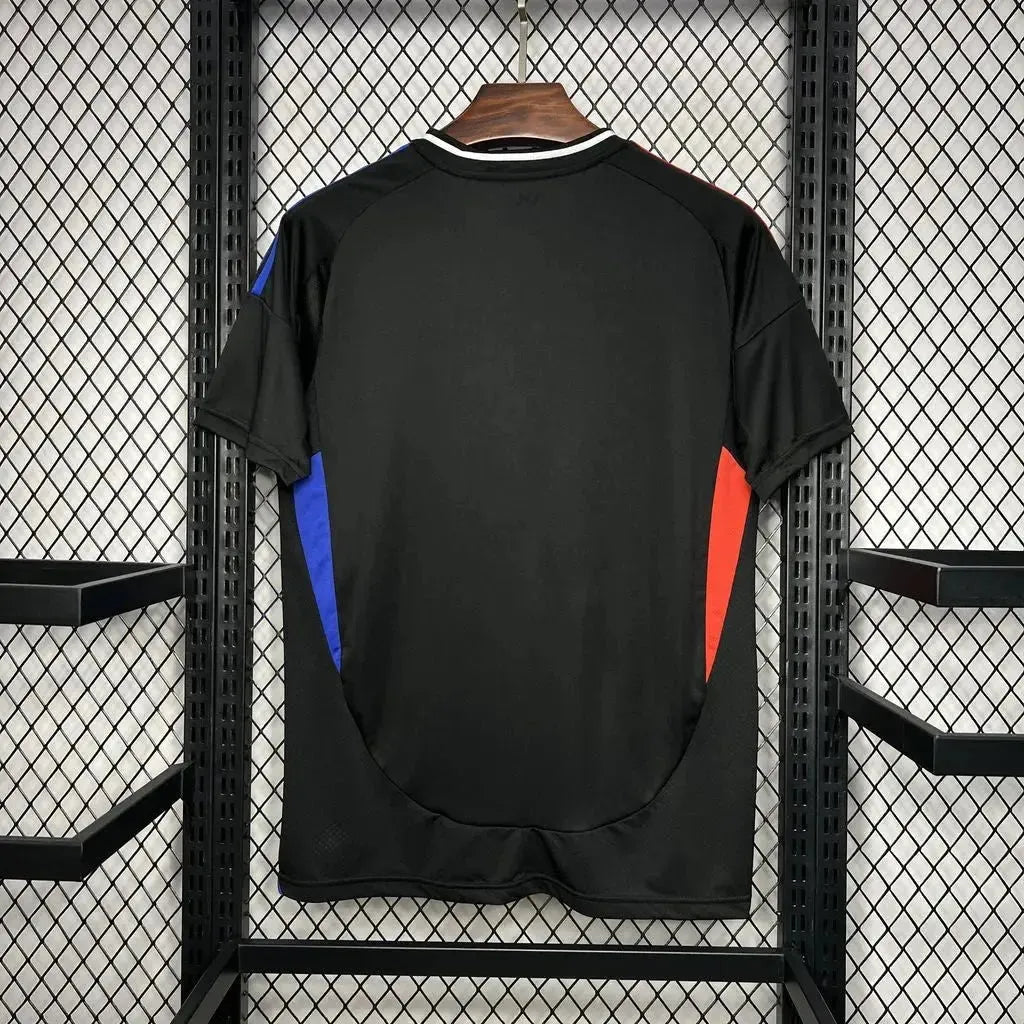 "Camisa Lyon Away 24/25 - Torcedor Masculina Preta - Netmantos"