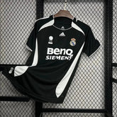 "Camisa Real Madrid Retrô Third Away 2006/07 - Torcedor Masculina Preta - Netmantos"