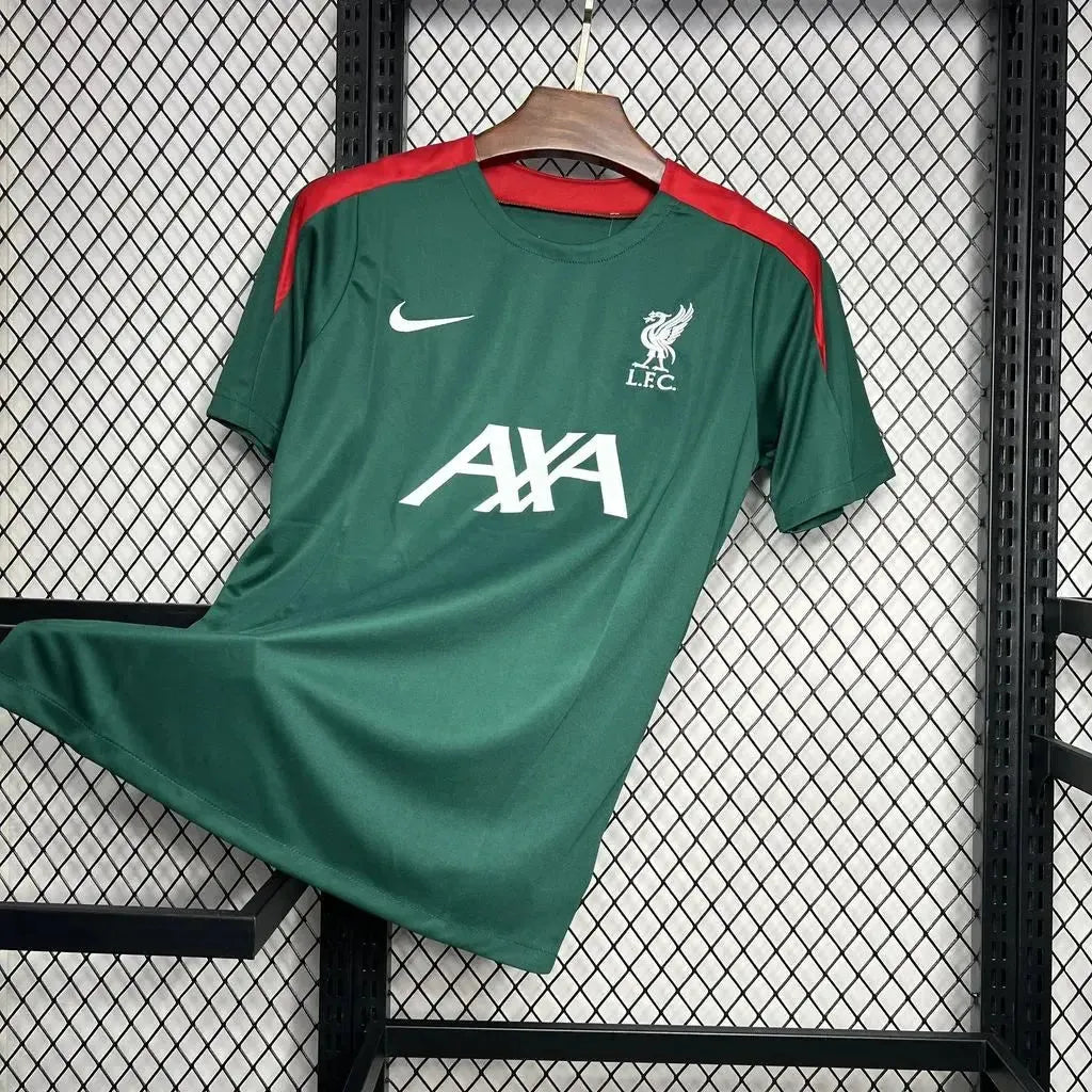 "Camisa Liverpool Treino 24/25 - Torcedor Masculina Verde Escuro - Netmantos"