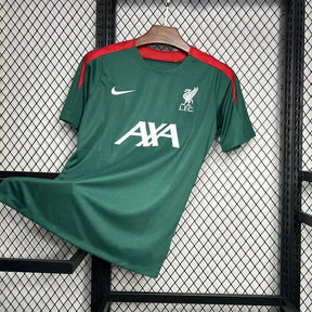 "Camisa Liverpool Treino 24/25 - Torcedor Masculina Verde Escuro - Netmantos"