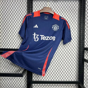 "Camisa Manchester United Treino 24/25 - Torcedor Masculina Azul Escuro - Netmantos"