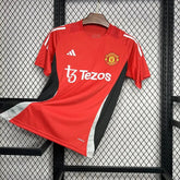 "Camisa Manchester United Treino 24/25 - Torcedor Masculina Vermelha e Preta - Netmantos"