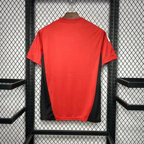 "Camisa Manchester United Treino 24/25 - Torcedor Masculina Vermelha e Preta - Netmantos"