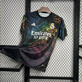 "Camisa Real Madrid Dragão Chinês 24/25 - Torcedor Masculina Preta Colorida - Netmantos"