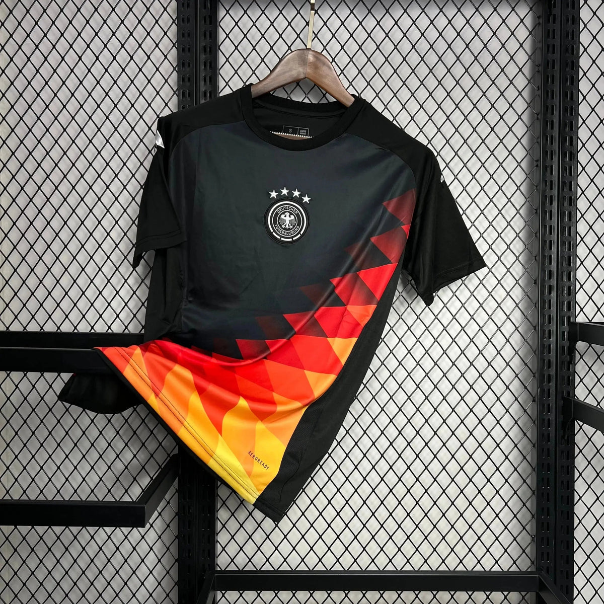 "Camisa Alemanha Treino 24/25 - Torcedor Masculina Preta - Netmantos"