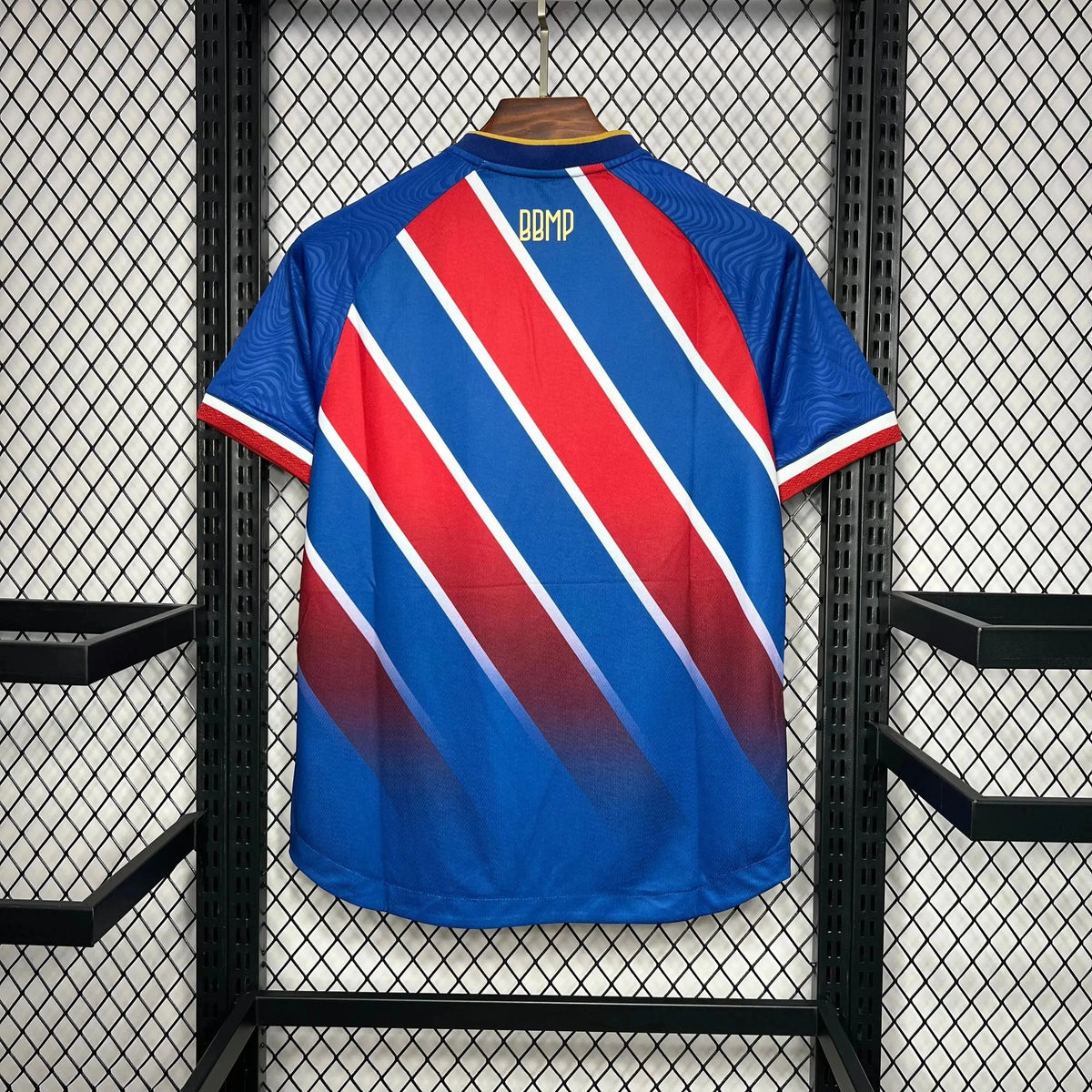 "Camisa Bahia Away 24/25 - Torcedor Masculina Azul e Vermelha - Netmantos"