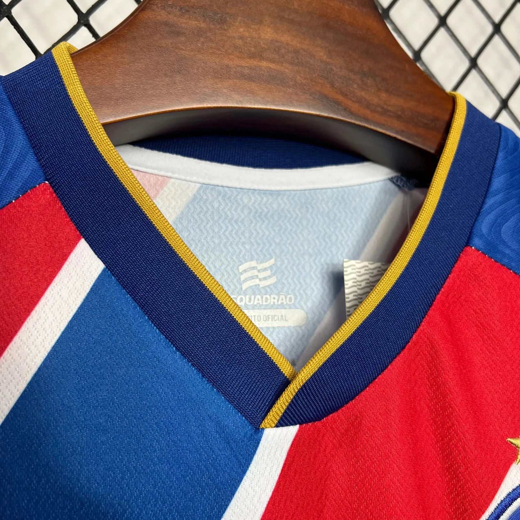 "Camisa Bahia Away 24/25 - Torcedor Masculina Azul e Vermelha - Netmantos"