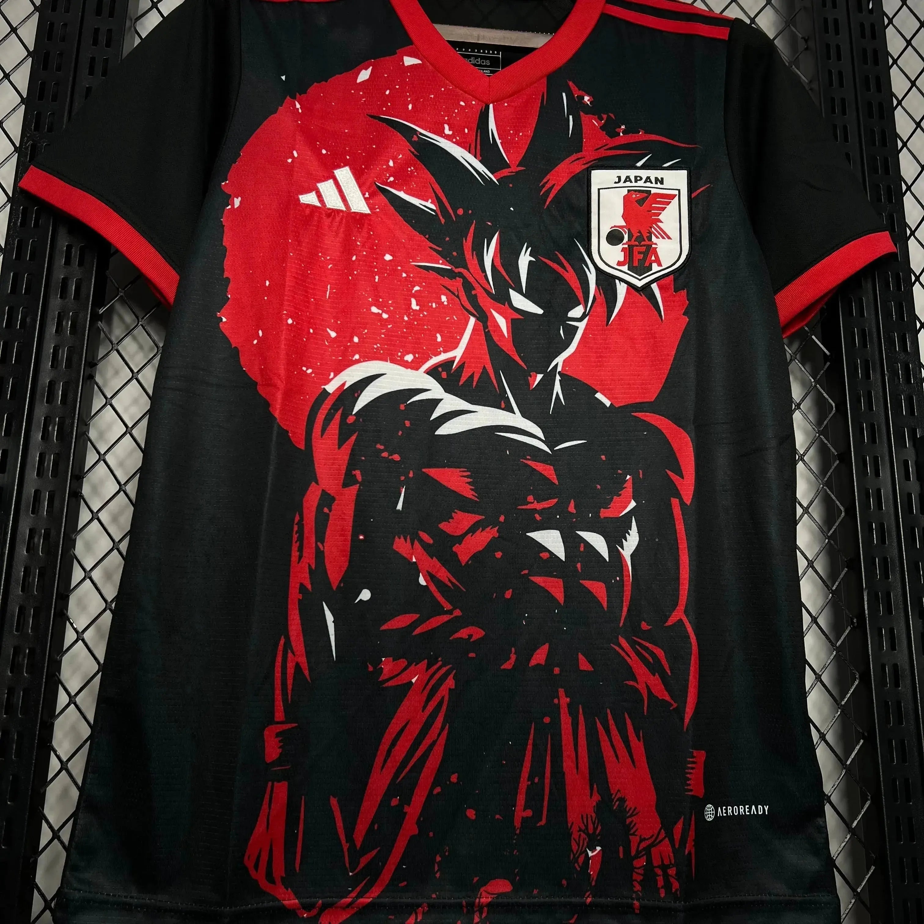 "Camisa Japão Edição Especial Dragon Ball 24/25 - Torcedor Masculina Vermelha e Preta - Netmantos"