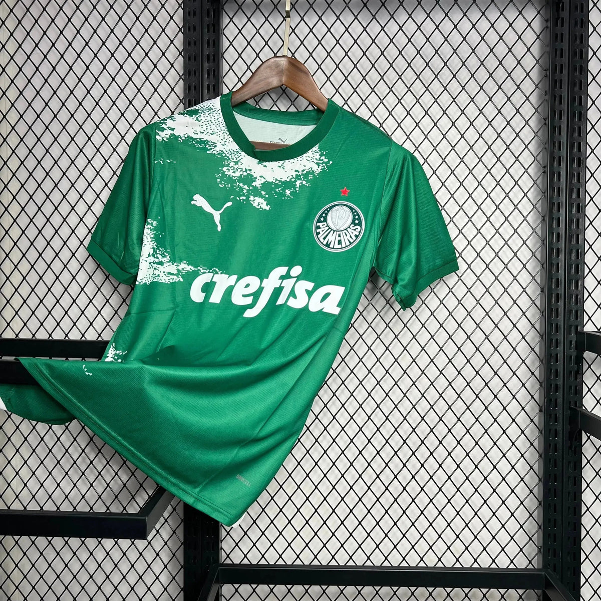 "Camisa Palmeiras Edição Meio Ambiente 24/25 - Torcedor Masculina Manhcada Verde - Netmantos"