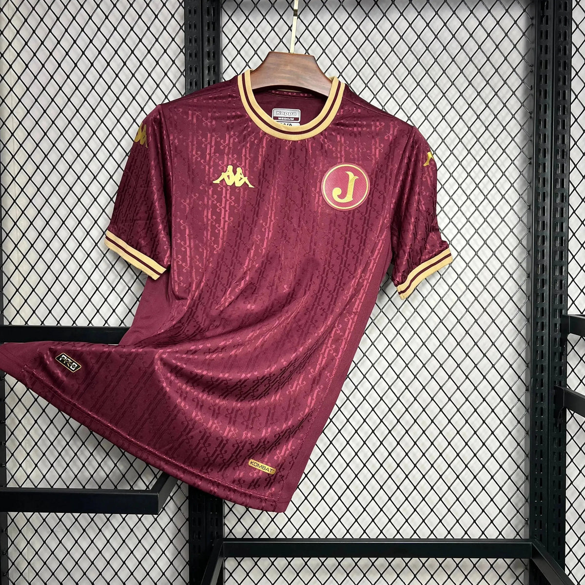 "Camisa Juventus da Mooca Centenário Home 24/25 - Torcedor Masculina Vermelha/Vinho - Netmantos"