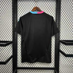 "Camisa Inter Miami Edição Especial 24/25 - Torcedor Masculina Preta, Azul e Rosa - Netmantos"