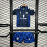 "Camisa Manchester United Away 24/25 - Torcedor Infantil Azul - Netmantos"