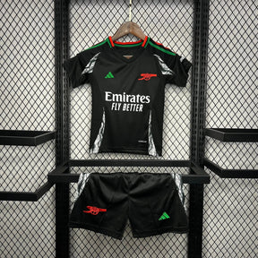"Camisa Arsenal Away 24/25 - Torcedor Infantil Preta - Netmantos"