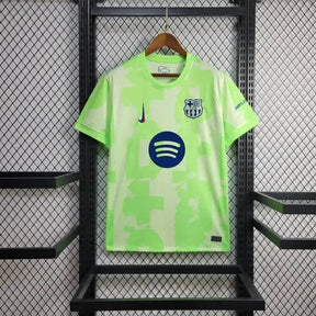 "Camisa Barcelona Third Away 24/25 - Torcedor Masculina Verde - Netmantos"