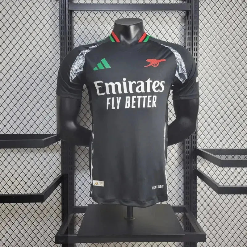 "Camisa Arsenal Away 24/25 - Jogador Masculina Preta - Netmantos"