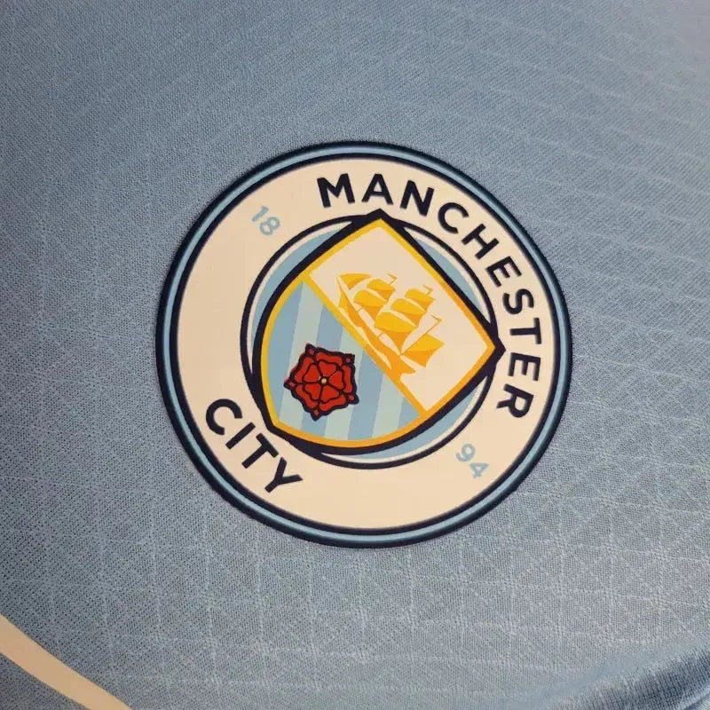 "Camisa Manchester City Home 24/25 - Jogador Masculina Azul - Netmantos"