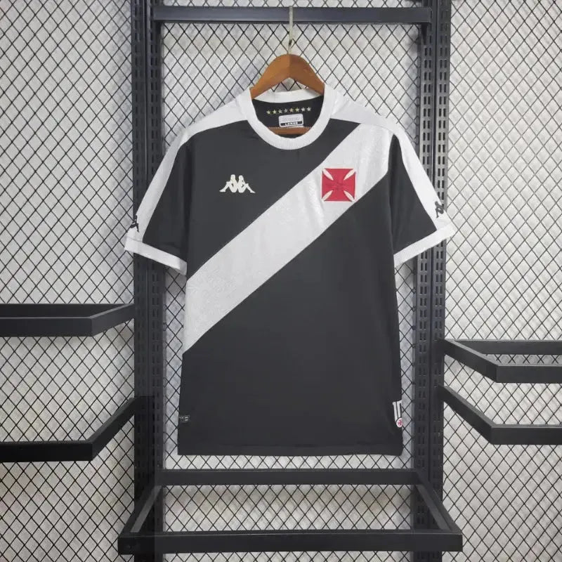 "Camisa Vasco Home 24/25 - Torcedor Masculina Preta - Netmantos"