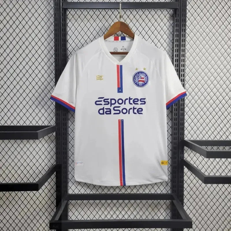 "Camisa Bahia Home 24/25 - Torcedor Masculina Branca - Netmantos"