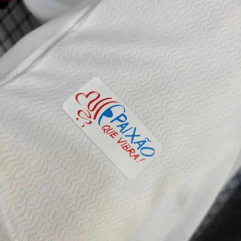 "Camisa Bahia Home 24/25 - Torcedor Masculina Branca - Netmantos"