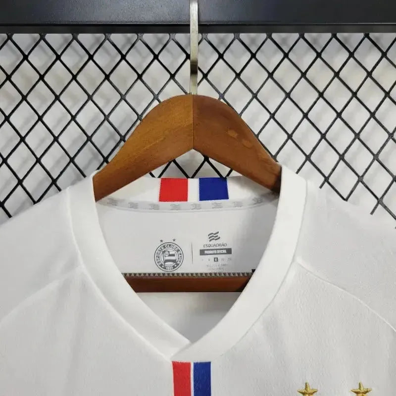 "Camisa Bahia Home 24/25 - Torcedor Masculina Branca - Netmantos"