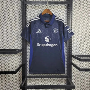 "Camisa Manchester United Away 24/25 - Torcedor Masculina Azul Escuro - Netmantos"