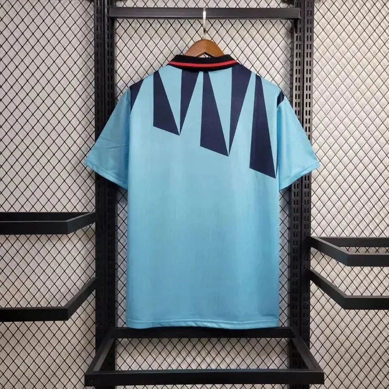 "Camisa Inglaterra Retrô Away II 1992 - Torcedor Masculina Azul - Netmantos"