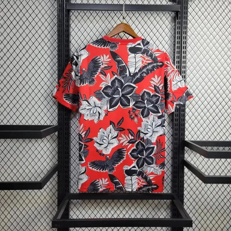 "Camisa Flamengo Edição Especial FARM 24/25 - Torcedor Masculina Vermelha Florida - Netmantos"