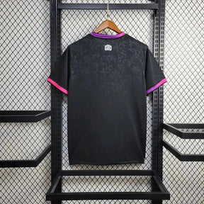 "Camisa PSG Edição Especial 24/25 - Torcedor Masculina Preta e Rosa - Netmantos"