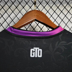 "Camisa PSG Edição Especial 24/25 - Torcedor Masculina Preta e Rosa - Netmantos"