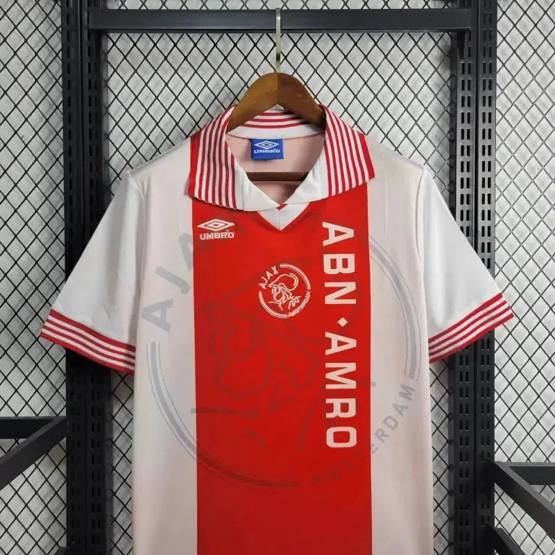 "Camisa Ajax Retrô Home 1995/96 - Torcedor Masculina - Netmantos"